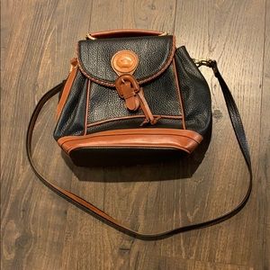 Vintage Dooney & Bourke bag in two-tone leather